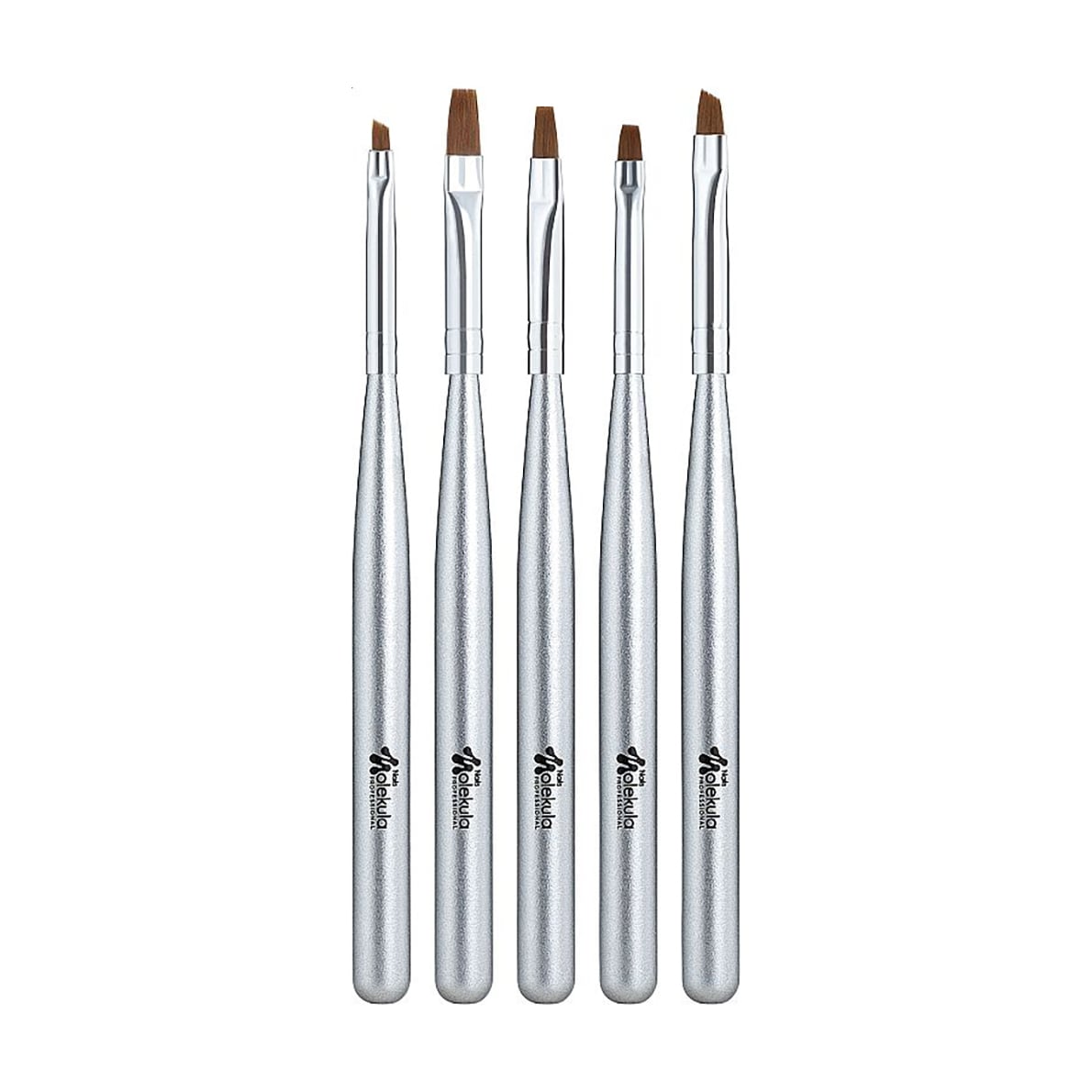 Набір пензлів для китайського розпису Nails Molekula Professional, 5 шт (ML1041)